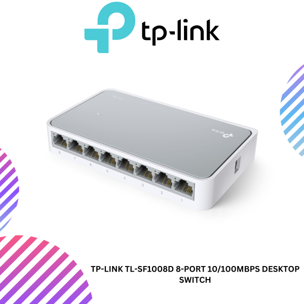 TP-Link TL-SF1008D 8-Port 10/100Mbps Desktop Switch