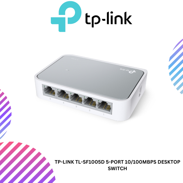 TP-Link TL-SF1005D 5-Port 10/100Mbps Desktop Switch