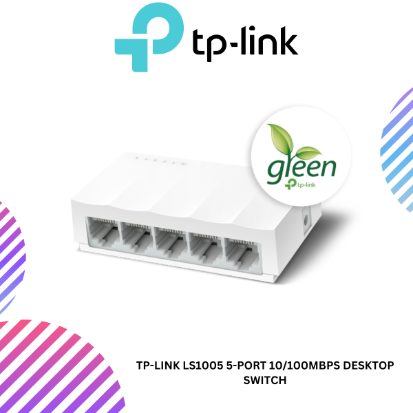 TP-Link LS1005 5-Port 10/100Mbps Desktop Switch