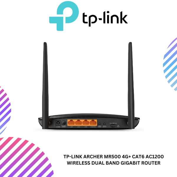 TP-Link Archer MR500 4G+ Cat6 AC1200 Wireless Dual Band Gigabit Router