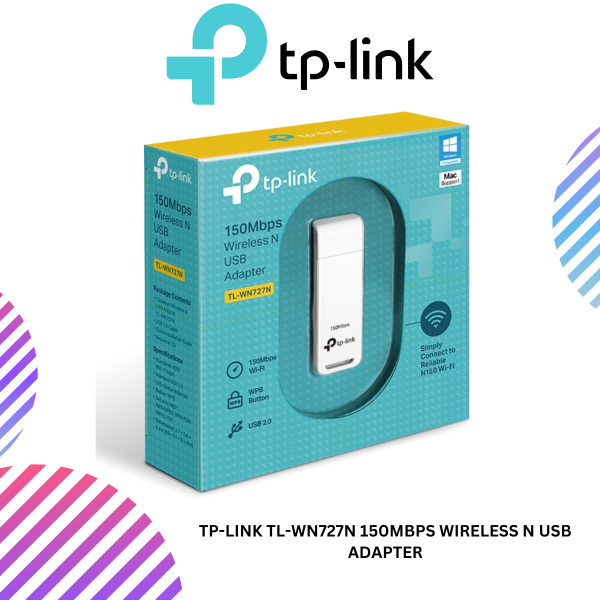 TP-LINK TL-WN727N 150Mbps Wireless N USB Adapter