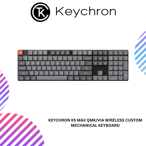 Keychron K5 Max QMK/VIA Wireless Custom Mechanical Keyboard