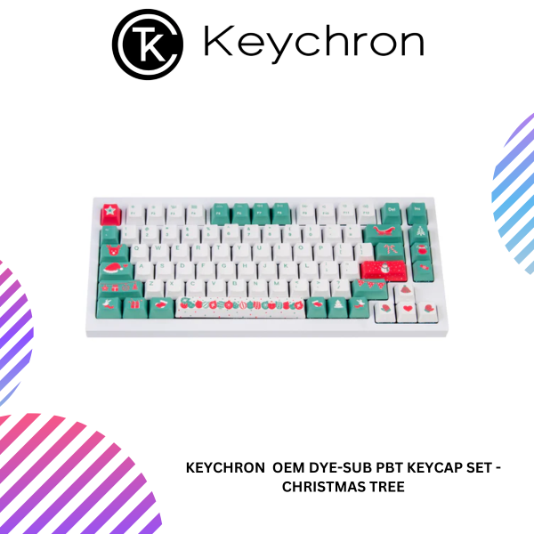 Keychron  OEM Dye-Sub PBT Keycap Set - Christmas Tree