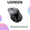 UGREEN DUAL MODE W/L + BT SILENT MOUSE MU101 ERGONOMIC 4000DPI RETAIL PACK