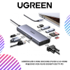 UGREEN USB-C 9IN1 DOCKING 3*USB-A 3.0+HDMI 4K@30HZ+VGA+RJ45 GIGABIT+SD/TF+PD