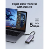 UGREEN HIGH END USB-C 7IN1 DOCKING 2*USB3.0+HDMI 4K@60HZ+RJ45 GIGABIT+SD&TF +PD