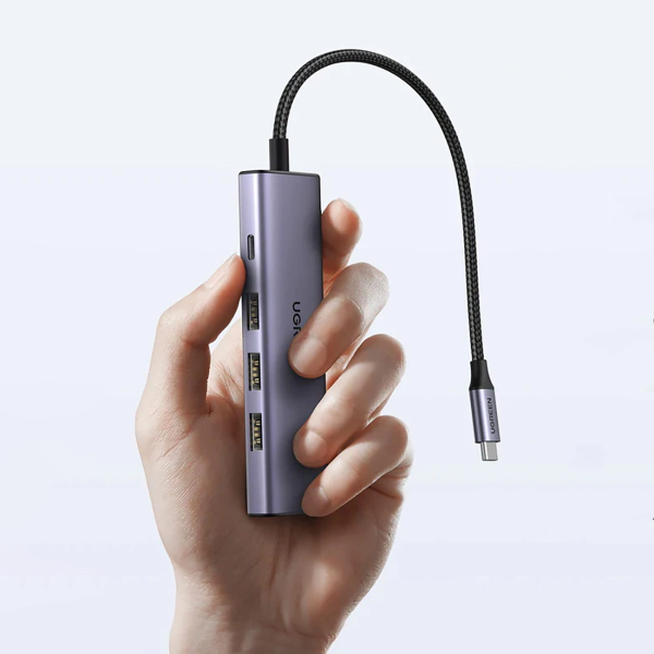 UGREEN USB-C 3.2 TO HDMI 4K@60HZ+3*USB-A+PD100W