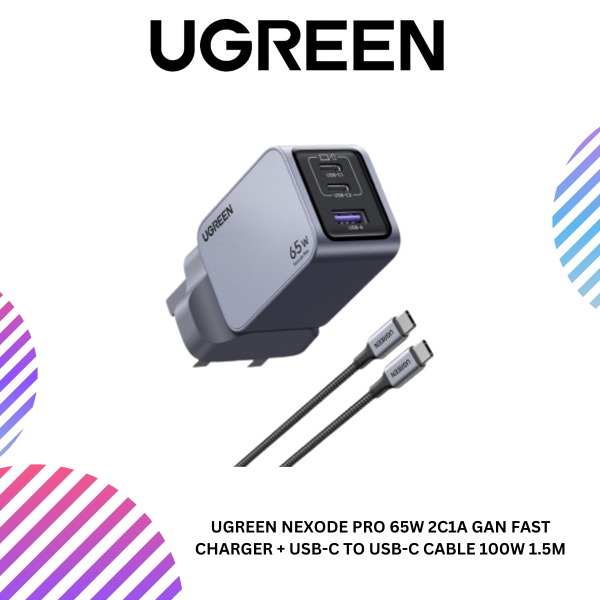 ang-copy-2025-03-21T144840.276.png UGREEN NEXODE PRO 65W 2C1A GAN FAST CHARGER + USB-C TO USB-C CABLE 100W 1.5M