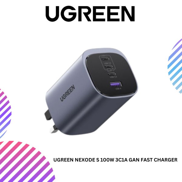 UGREEN NEXODE S 100W 3C1A GAN FAST CHARGER
