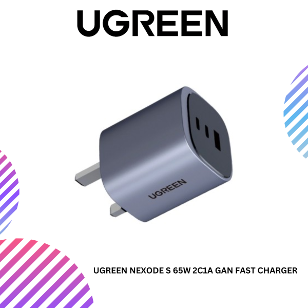 UGREEN NEXODE S 65W 2C1A GAN FAST CHARGER