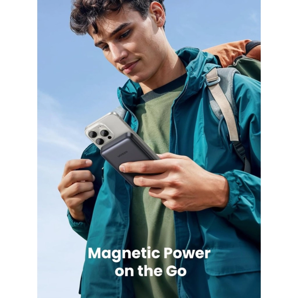 UGREEN 10000MAH MAGNETIC WIRELESS 30W POWER BANK QI2
