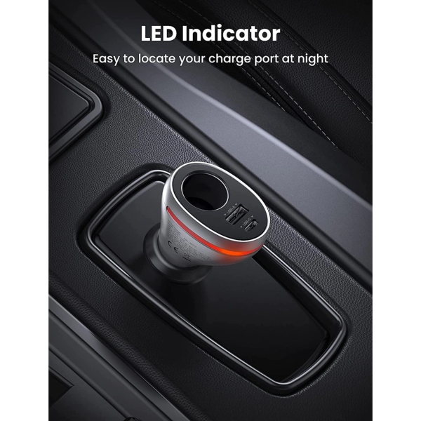 ang-copy-2025-03-24T140803.333.png UGREEN 84W MAX DUAL USB-A QC + PD WITH EXTENSION SOCKET CAR CHARGER