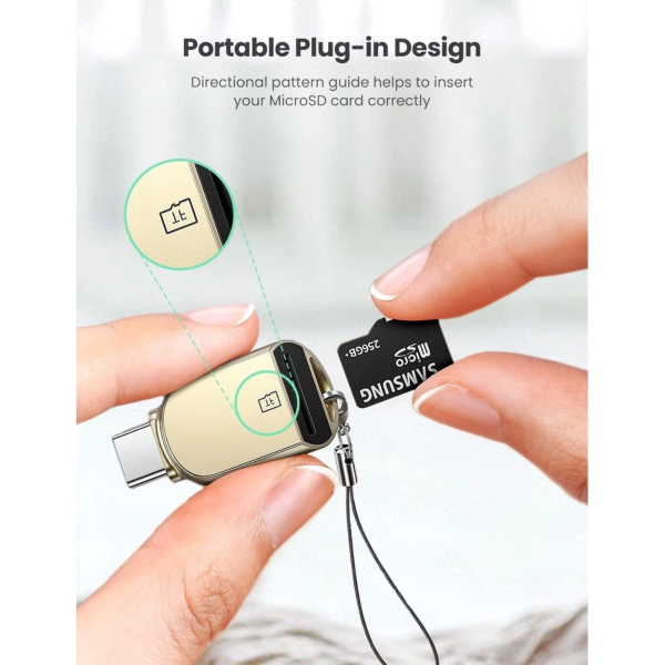 UGREEN USB-C TO TF CARD READER ZINC ALLOY