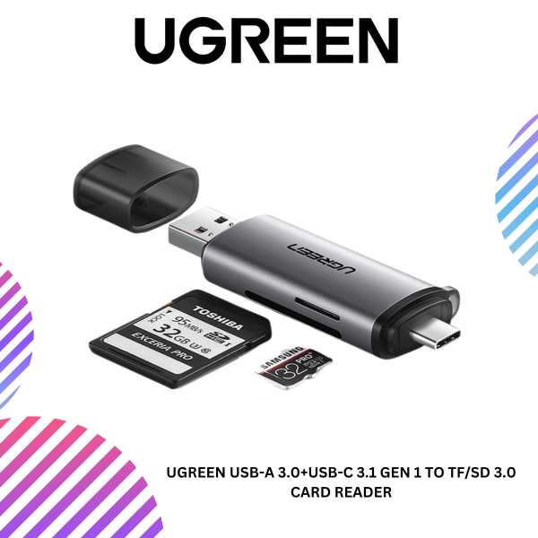 ang-copy-2025-03-25T110718.617.png UGREEN USB-A 3.0+USB-C 3.1 GEN 1 TO TF/SD 3.0 CARD READER