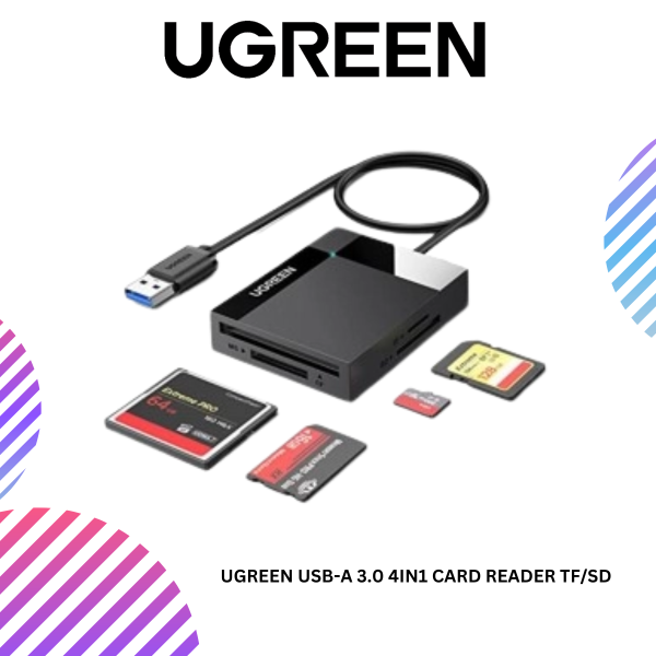 UGREEN USB-A 3.0 4IN1 CARD READER TF/SD