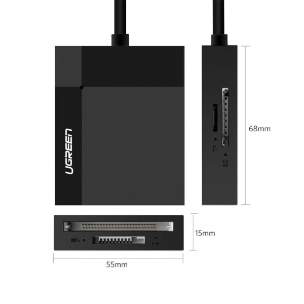 UGREEN USB-A 3.0 4IN1 CARD READER TF/SD