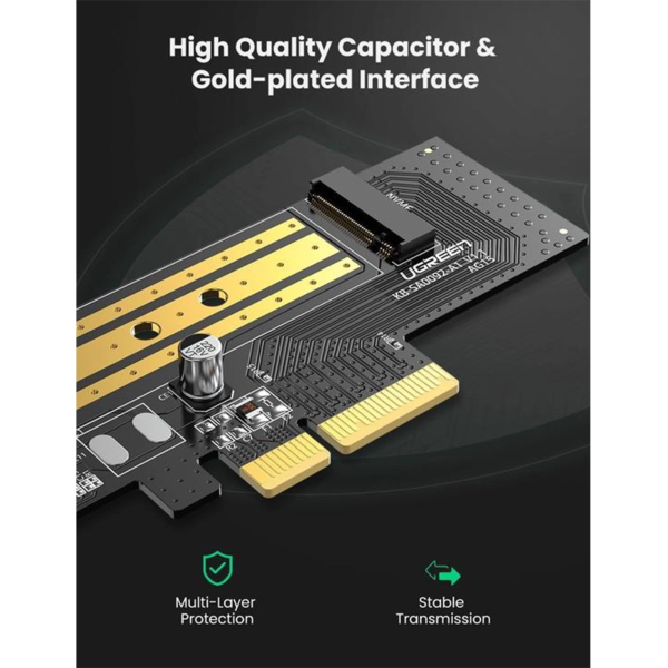 UGREEN M.2 NVME to PCI-E3.0X 4 EXPRESS CARD