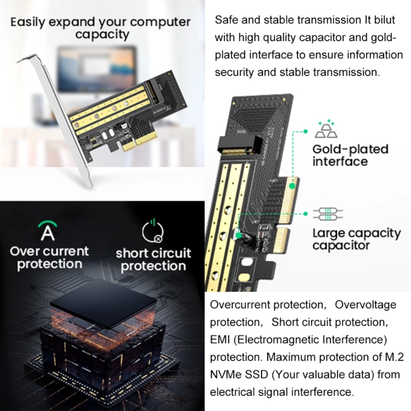 UGREEN M.2 NVME to PCI-E3.0X 4 EXPRESS CARD