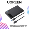 UGREEN USB-A 3.0 TO 2.5" SATA HARD DRIVE ENCLOSURE 5GBPS DETACHABLE (BLACK)