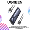 UGREEN USB-C 3.2 GEN2 M.2 NVME/SATA ALUMINUM SSD ENCLOSURE 10G WITH C TO C & C TO A CABLE 50CM