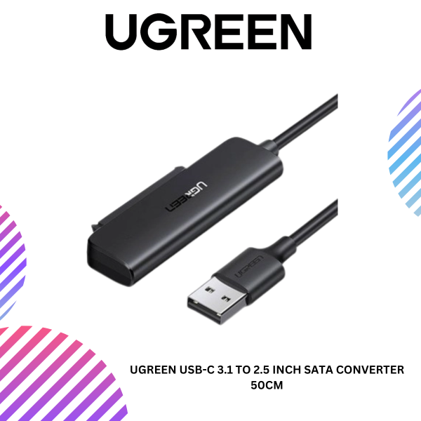 ang-copy-2025-03-25T152759.650.png UGREEN USB-C 3.1 to 2.5 INCH SATA CONVERTER 50CM