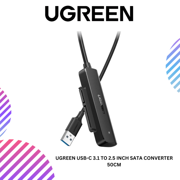 ang-copy-2025-03-25T152919.682.png UGREEN USB-C 3.1 to 2.5 INCH SATA CONVERTER 50CM