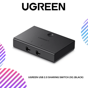 UGREEN USB 2.0 SHARING SWITCH 2X1 (BLACK)