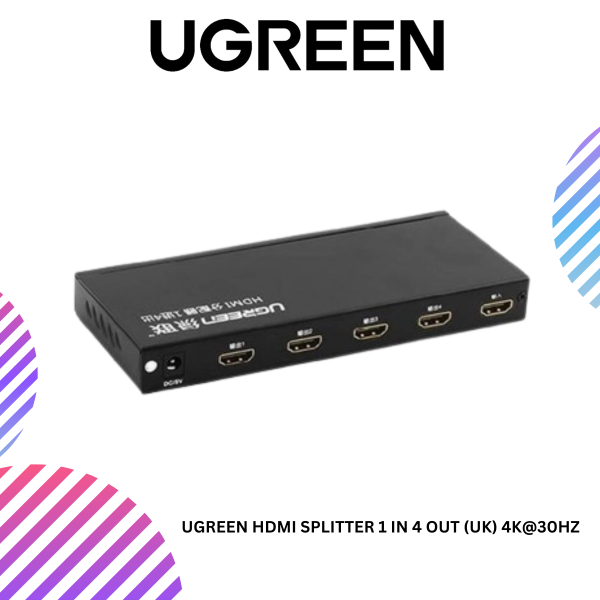 ang-copy-2025-03-25T170414.826.png UGREEN HDMI SPLITTER 1 IN 4 OUT (UK) 4K@30HZ