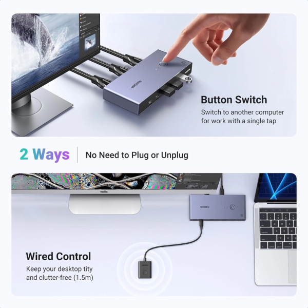 ang-copy-2025-03-26T093303.343.png UGREEN HDMI VER2.1 KVM SWITCH 8K@60HZ 2 IN 1 OUT