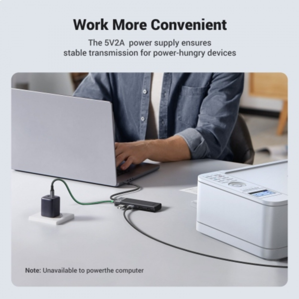 ang-copy-2025-03-26T111403.220.png UGREEN USB-A 3.2 HUB TO 4*USB-A 3.2 WITH USB-C POWER SUPPLY (GREY)