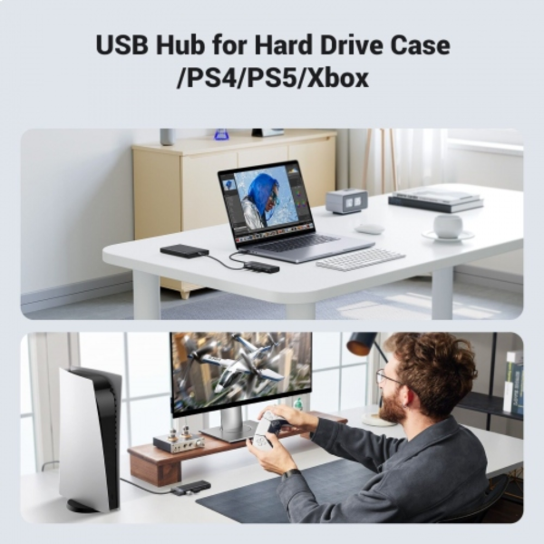 ang-copy-2025-03-26T111728.051.png UGREEN USB-A 3.2 HUB TO 4*USB-A 3.2 WITH USB-C POWER SUPPLY (GREY)