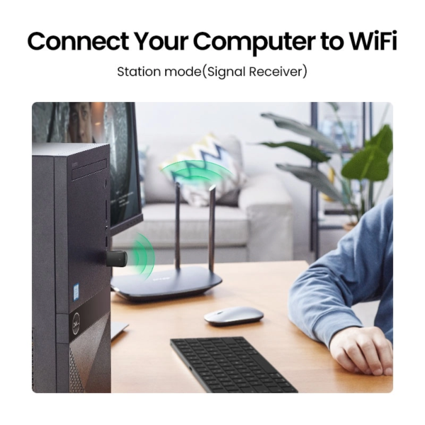 UGREEN USB-A AC650 DUAL BAND WIRELESS  ADAPTER