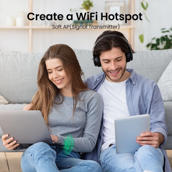 UGREEN USB-A AC650 DUAL BAND WIRELESS  ADAPTER