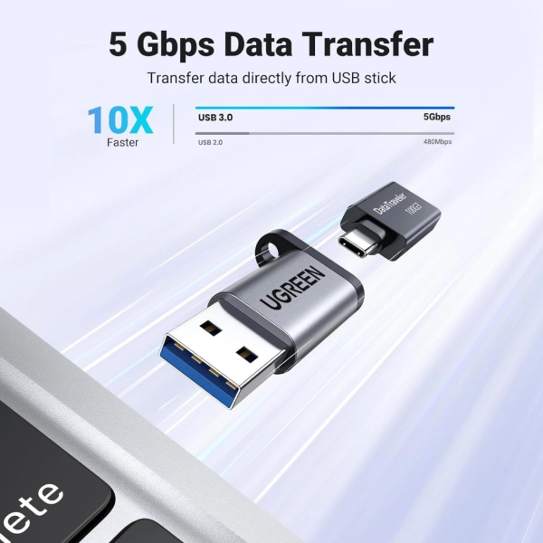 UGREEN USB 3.0-A TO USB-C M/F ADPATER