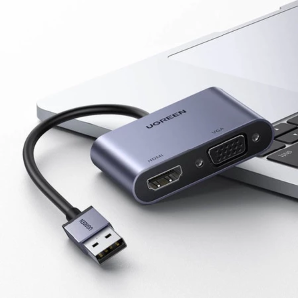 UGREEN USB 3.0 TO HDMI+VGA CARD 1080P