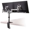 Brateck LDT11-C024 13-27 inch Dual LCD Monitor Desk Mount Stand ( LDT11-C024 )