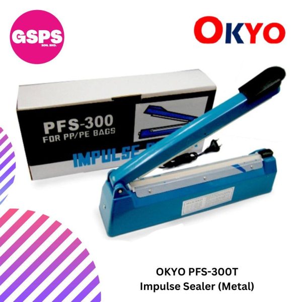 OKYO PFS-300T Impulse Sealer (Metal)