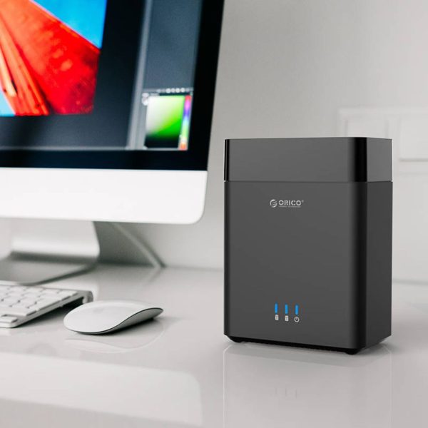 ORICO DS200C3 3.5 inch 2 Bay Magnetic-type Type-C Hard Drive Enclosure