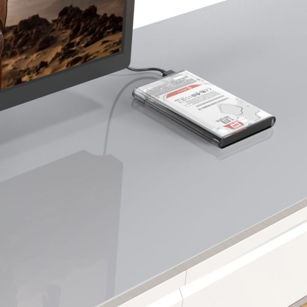 ORICO 2139U3-BP 2.5 inch Transparent USB3.0 Hard Drive Enclosure