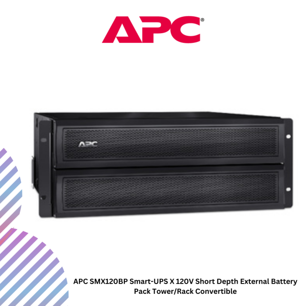 APC SMX120BP Smart-UPS X 120V Short Depth External Battery Pack Tower/Rack Convertible