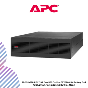 APC SRV120RLBP2-9A Easy UPS On-Line SRV 120V RM Battery Pack for 15/20kVA Rack Extended Runtime Model