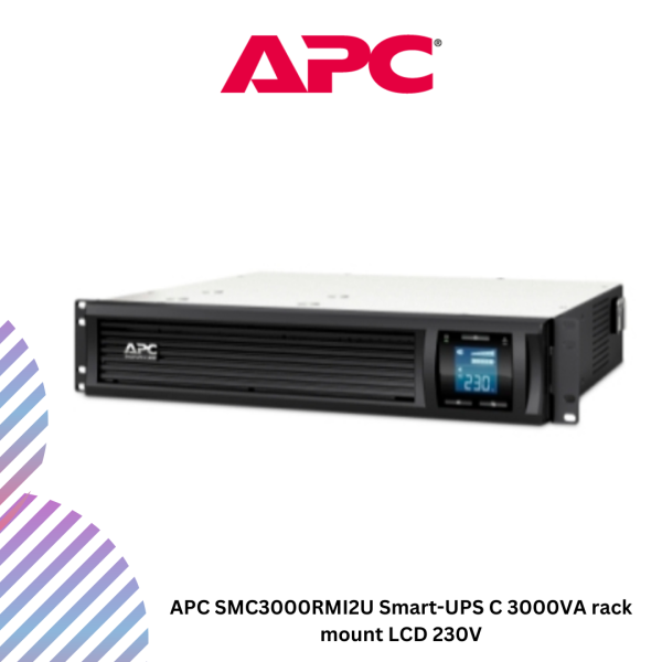 APC SMC3000RMI2U Smart-UPS C 3000VA rack mount LCD 230V