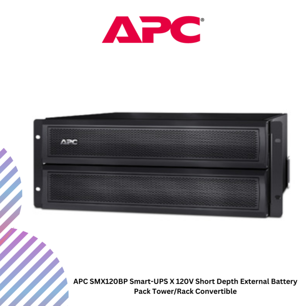APC SMX120BP Smart-UPS X 120V Short Depth External Battery Pack Tower/Rack Convertible