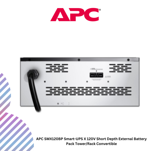 APC SMX120BP Smart-UPS X 120V Short Depth External Battery Pack Tower/Rack Convertible