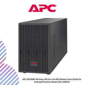 APC SRV36BP-9A Easy UPS On-Line SRV Battery Pack (1kVA) for Extended Runtime Model 36V, 648VAh