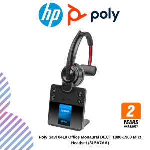 Poly Savi 8410 Office Monaural DECT 1880-1900 MHz Headset (8L5A7AA)