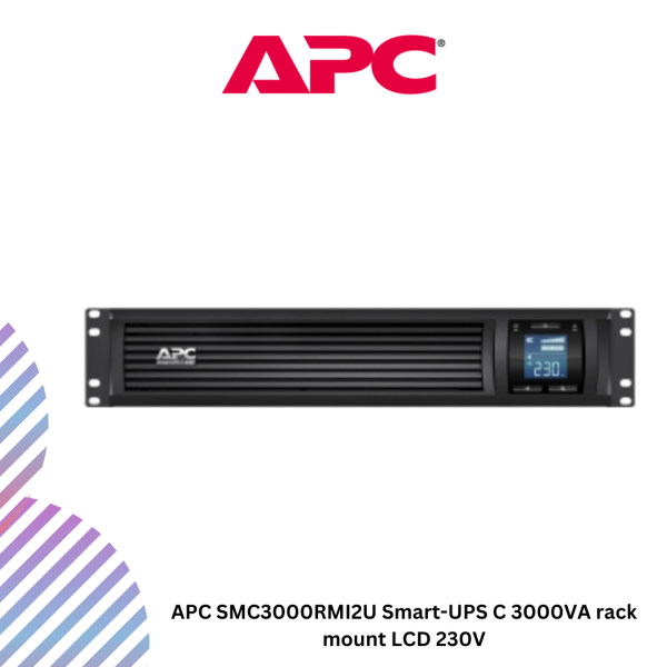 APC SMC3000RMI2U Smart-UPS C 3000VA rack mount LCD 230V