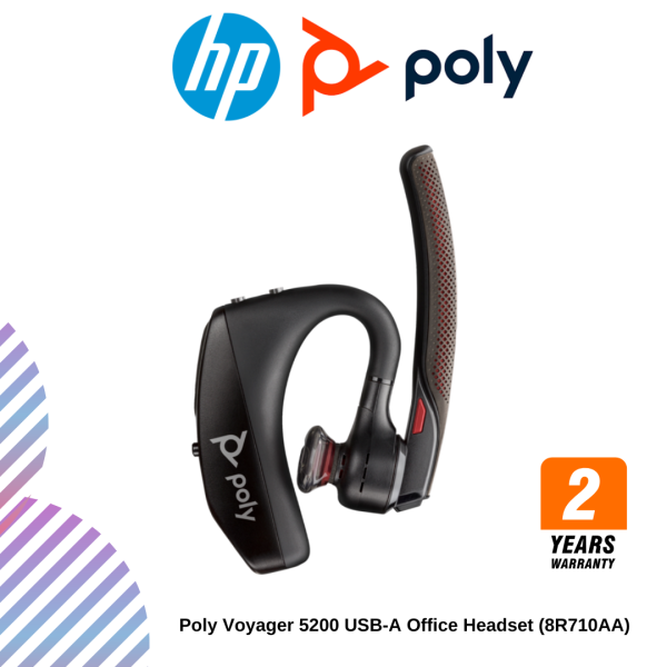 Poly Voyager 5200 USB-A Office Headset (8R710AA)