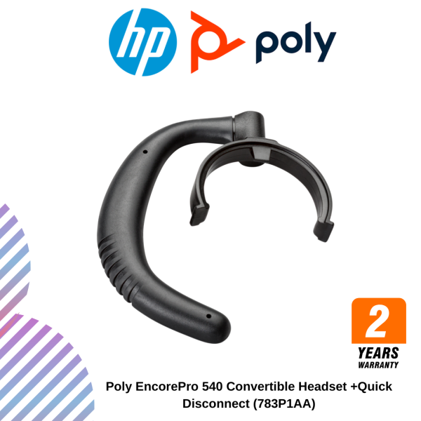 Poly EncorePro 540 Convertible Headset +Quick Disconnect (783P1AA)