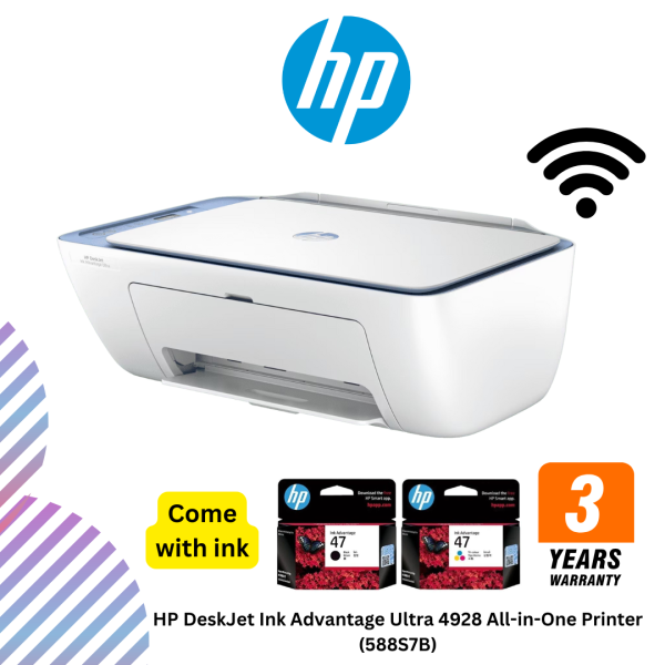HP DeskJet Ink Advantage Ultra 4928 All-in-One Printer (588S7B)